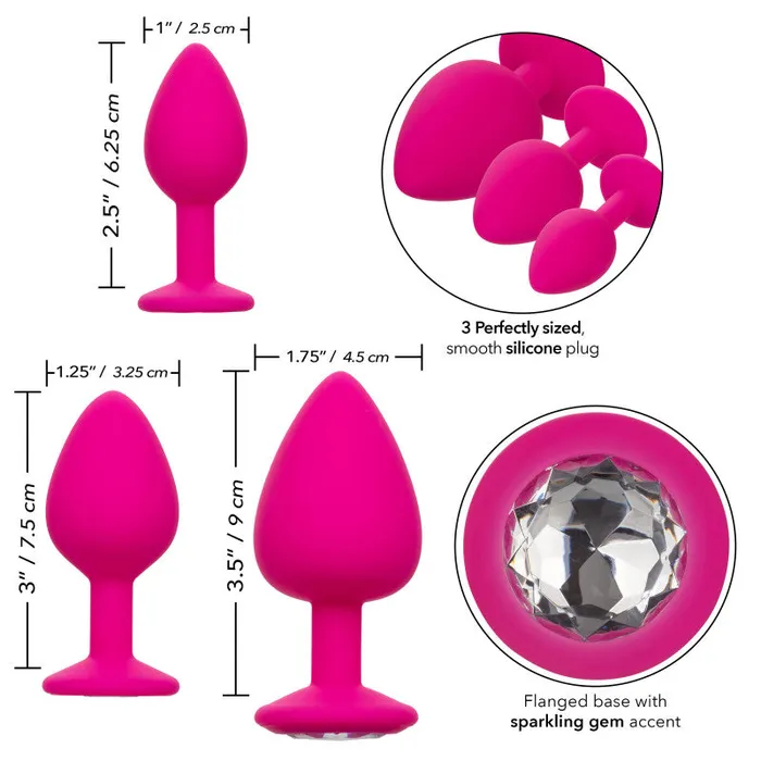 CalExotics Vibrators | Cheeky Gems - Pink CalExotics Vibrators | Cheeky Gems - Pink