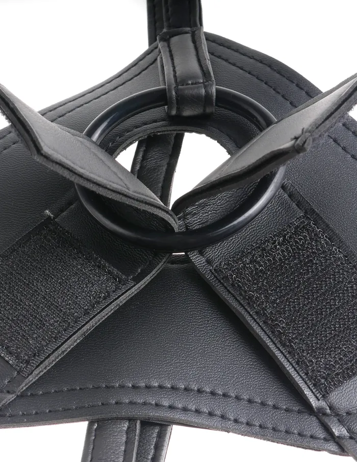 King Cock Strap On Harness W- 8 In Cock Light | Pipedream Products Female Sex Toys