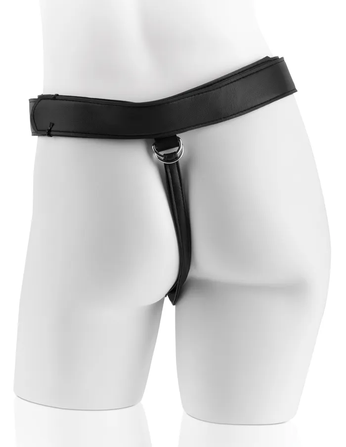 King Cock Strap On Harness W- 8 In Cock Light | Pipedream Products Female Sex Toys