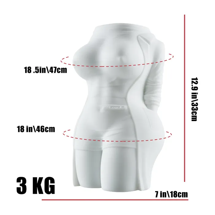Male Sex Toys | Cora:Trench coat girl Sex Doll Torso All-White Design Sex Toy For Men - MRLSEXDOLL.UK