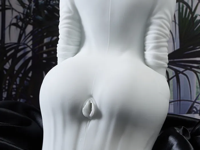 Male Sex Toys | Cora:Trench coat girl Sex Doll Torso All-White Design Sex Toy For Men - MRLSEXDOLL.UK