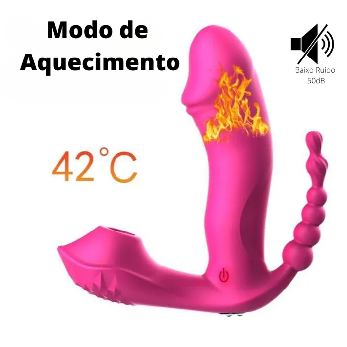 3 em 1 - Vibrador Calcinha Estrela | 18+sexyshop Vibrators