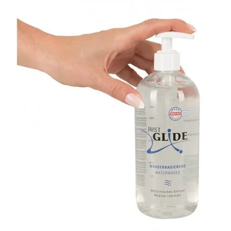 Anal | Just Glide Just Glide lubrificante gel intimo a base acqua vaginale anale salva preservativo 500 ml