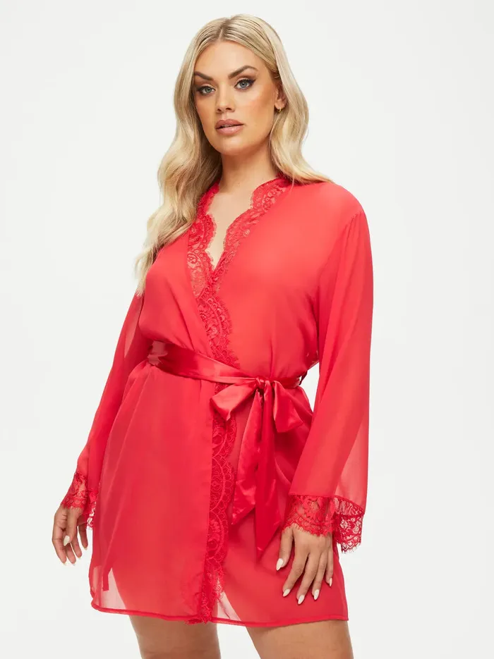 Ann Summers Vibrators The Intrigue Robe Red