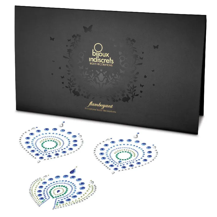 Bijoux Indiscrets Bijoux Indscrets Flamboyant Body Jewelery Blue And Green Vibrators