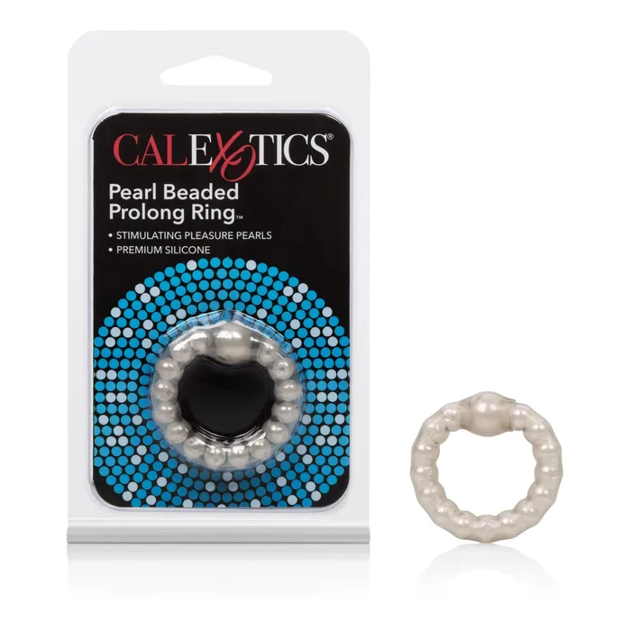CalExotics Vibrators Pearl Beade Prolong Rings Smoke
