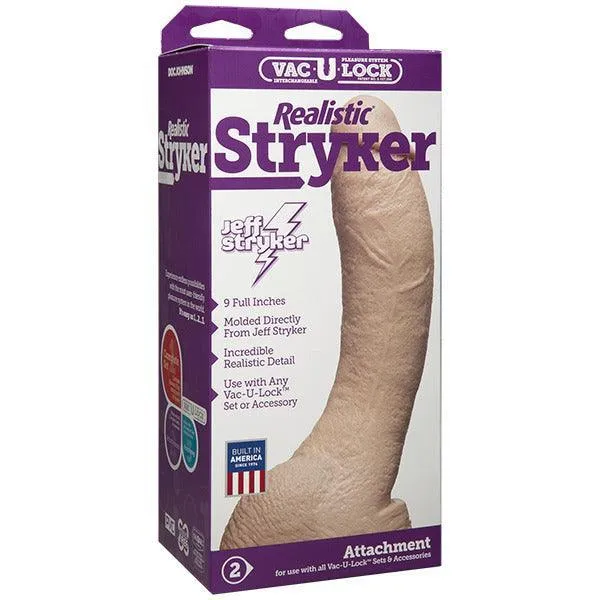 Doc Johnson VacULock Jeff Stryker Realistic Dildo Attachment | Female Sex Toys Doc Johnson VacULock Jeff Stryker Realistic Dildo Attachment | Female Sex Toys