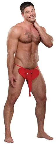 EZ Sensations Teddies And Bodies Squeaker Elephant GString One Size