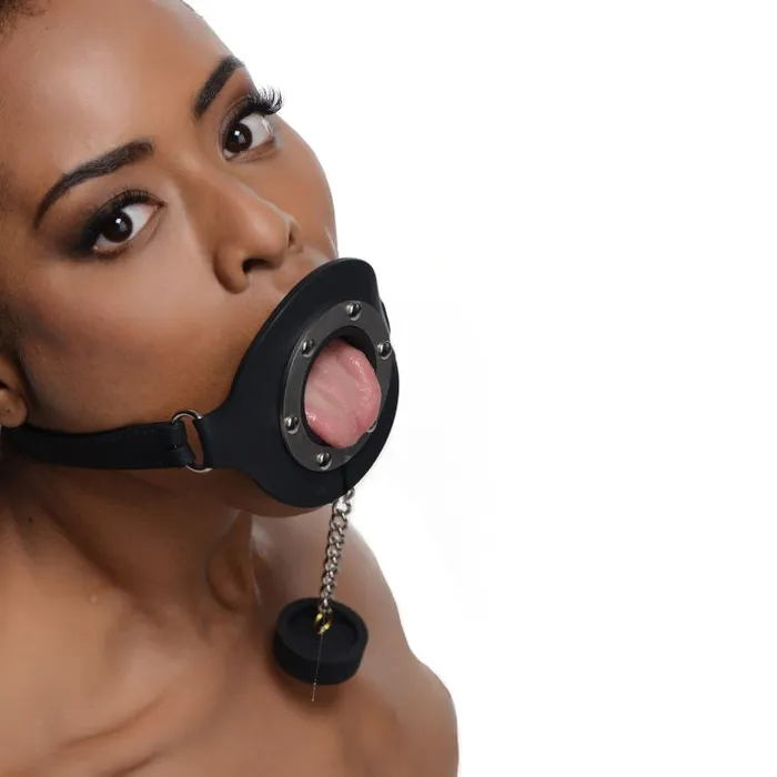 Female Sex Toys | XR Brands Pie Hole Silicone Feeding Gag