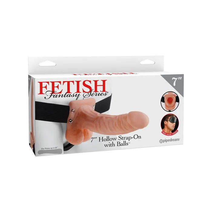 Fetish Fantasy Series 7 Inch Hollow Strapon With Balls Flesh Pipedream Female Sex Toys Fetish Fantasy Series 7 Inch Hollow Strapon With Balls Flesh Pipedream Female Sex Toys