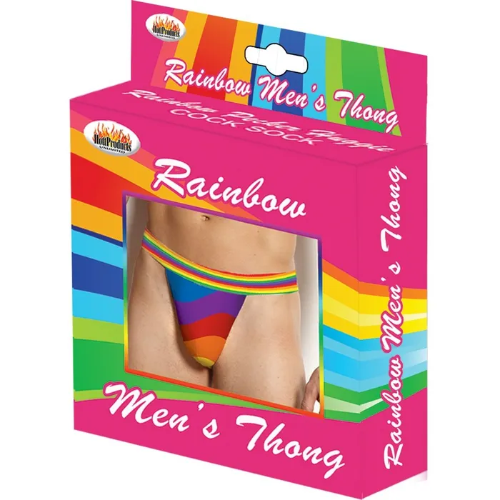 Hott Products Rainbow Mens Thong Female Sex Toys