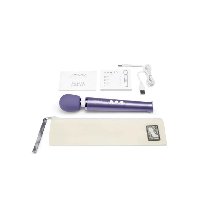 Le Wand Female Sex Toys | Le Wand Petite Rechargeable Vibrating Massager Violet