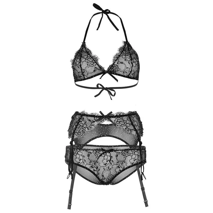 Leg Avenue Lingerie Female Sex Toys | Leg Avenue Bra Top Panty and Garterbelt