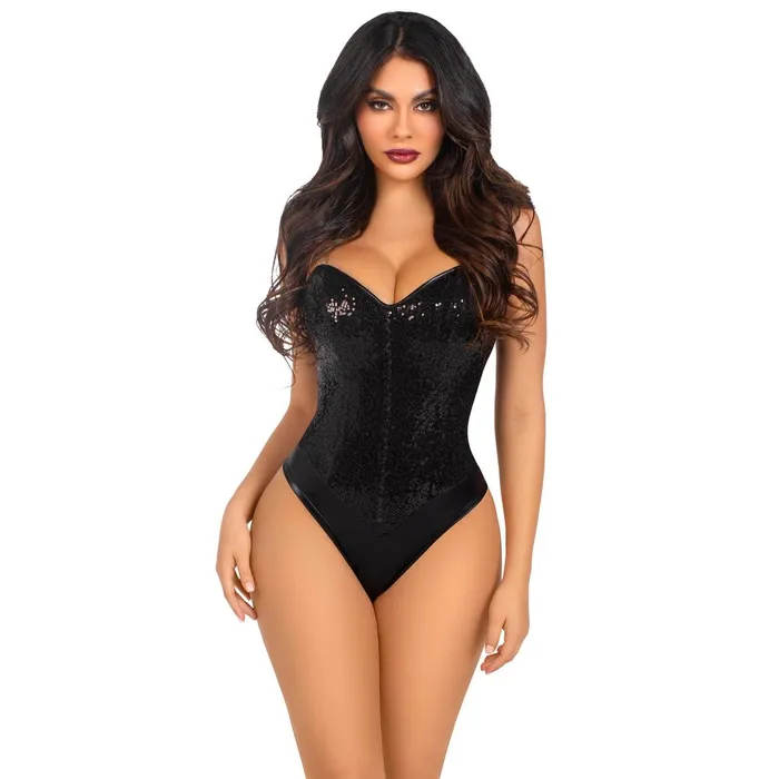 Leg Avenue Sequin Bodysuit Kama Boutiquee Teddies And Bodies