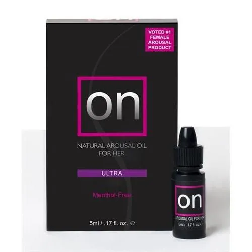 On Natural Arousal Oil Ultra Large Box 017 Fl Oz Sensuva Female Sex Toys