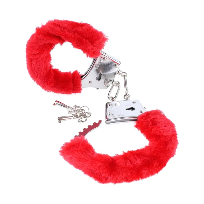 Pipedream Couples Fetish Fantasy Series Beginners Furry Cuffs Red