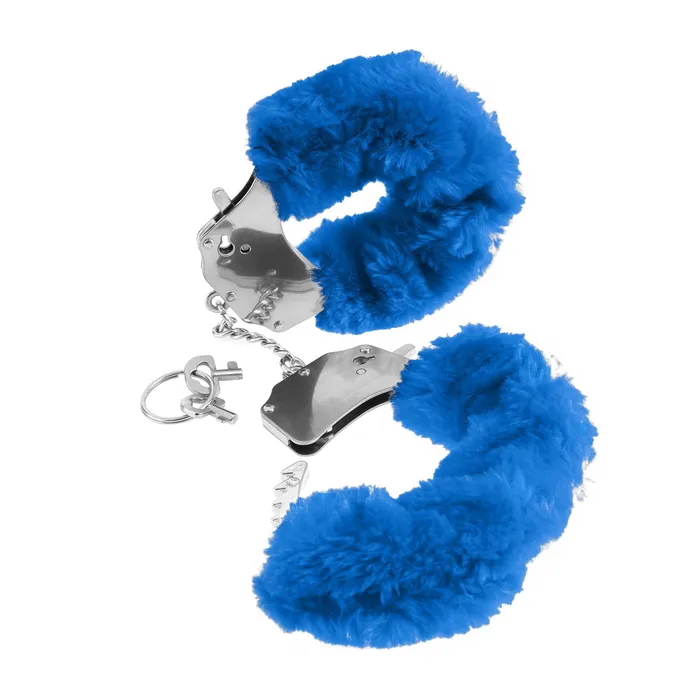 Pipedream Couples Fetish Fantasy Series Furry Cuffs Blue