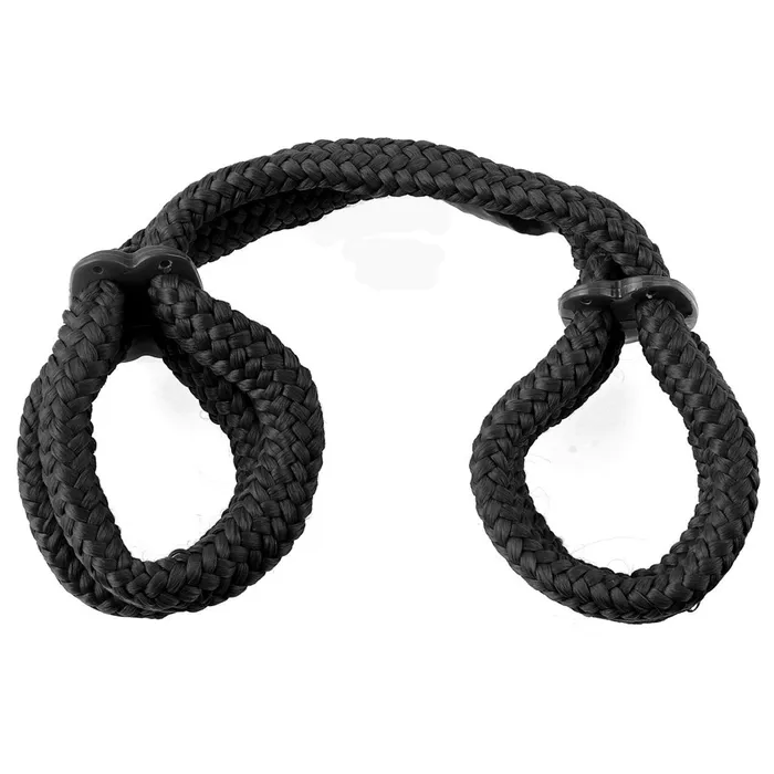 Pipedream Fetish Fantasy Series Silk Rope Love Cuffs Black Couples
