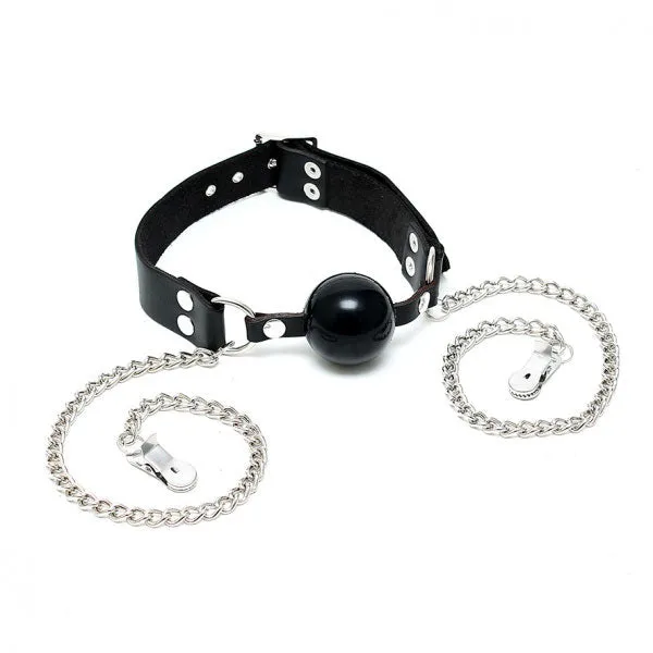 Rimba Vibrators Mouth Gag And Nipple Chain