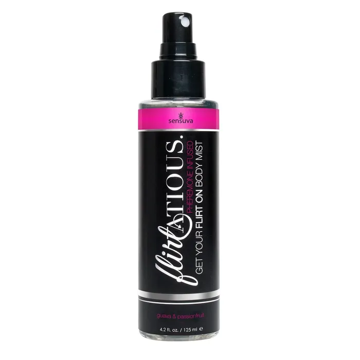 Sensuva Female Sex Toys Flirtatious Pheromone Infused Body Mist Passionfruit Guava 42 floz 125 ml Sensuva Female Sex Toys Flirtatious Pheromone Infused Body Mist Passionfruit Guava 42 floz 125 ml