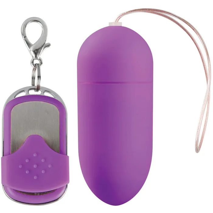 Shots Toys Vibrators 10 Speed Remote Vibrating Egg BIG Purple