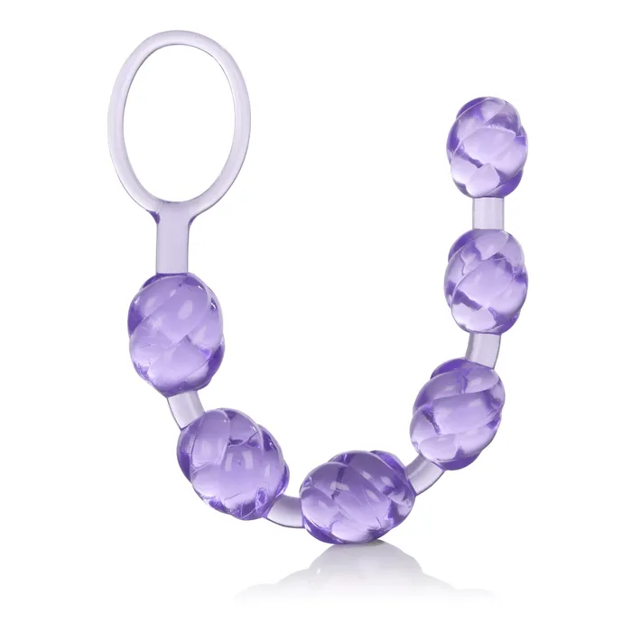 Swirl Pleasure Beads Purple CalExotics Vibrators