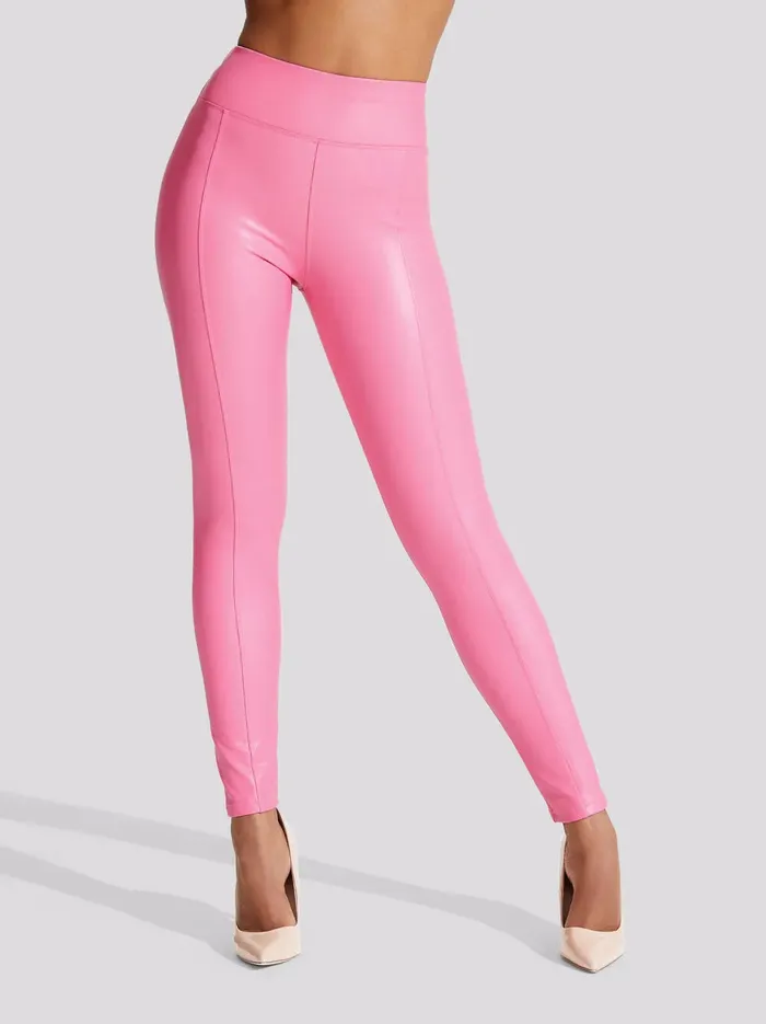 The PU Seamed Leggings Pink | Ann Summers Vibrators The PU Seamed Leggings Pink | Ann Summers Vibrators