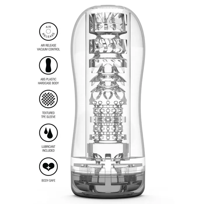 Toy Joy Sex Toys Male Sex Toys | ToyJoy Hero Clear Blast Vacuum Stroker