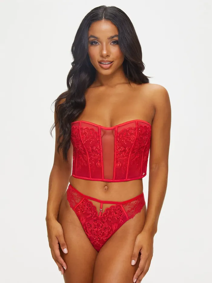 Vibrators Ann Summers Icon Corset Bustier Red