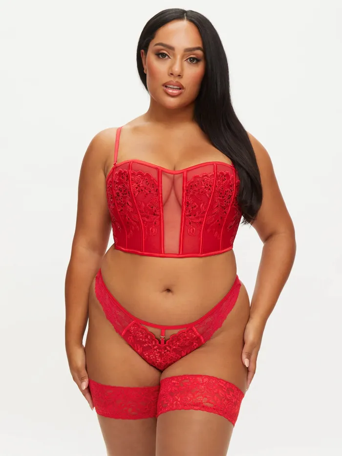 Vibrators | Ann Summers Icon Corset Bustier Red