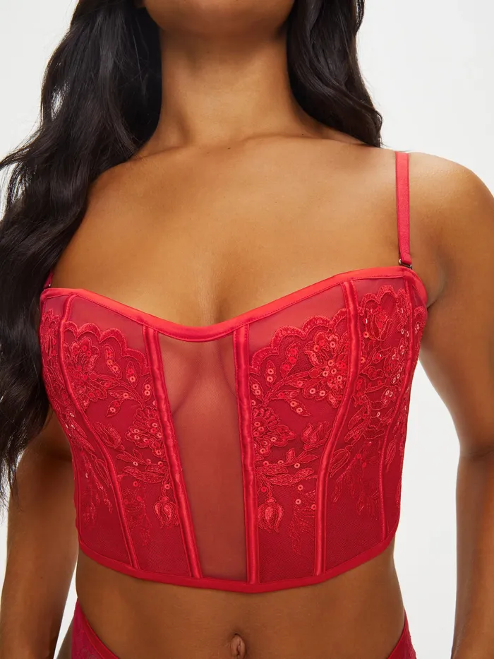 Vibrators | Ann Summers Icon Corset Bustier Red