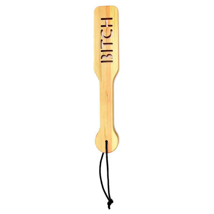 Wooden Bitch Paddle Rimba Vibrators