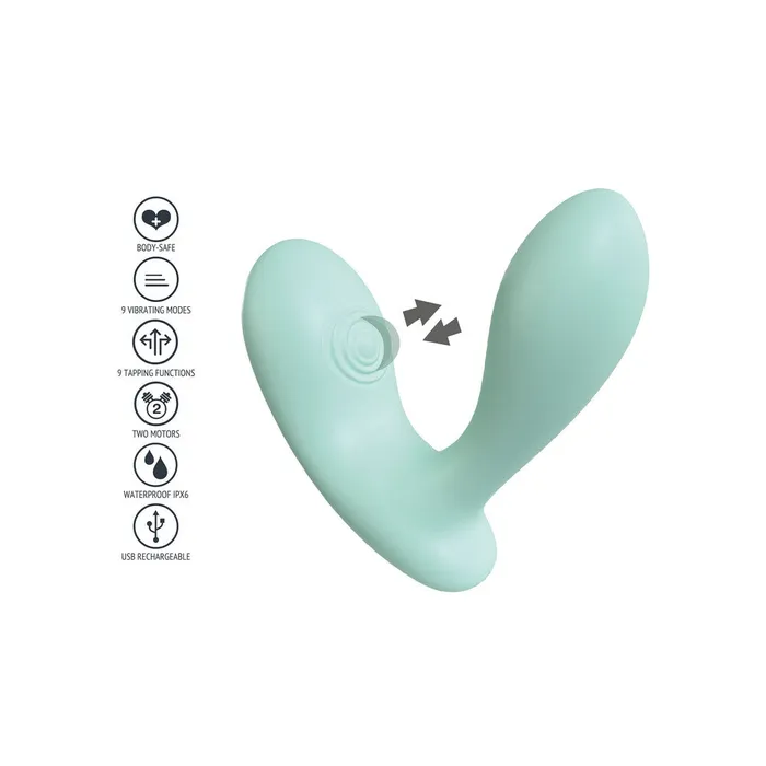 Xocoon Female Sex Toys | Xocoon DuoVibe II Tapping Vibrator